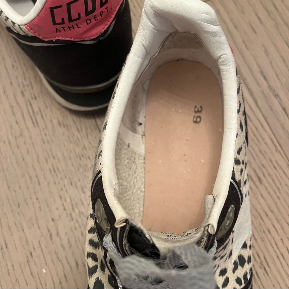Golden Goose running athletic dept animal print sneakers size 39 - Picture 7 of 10